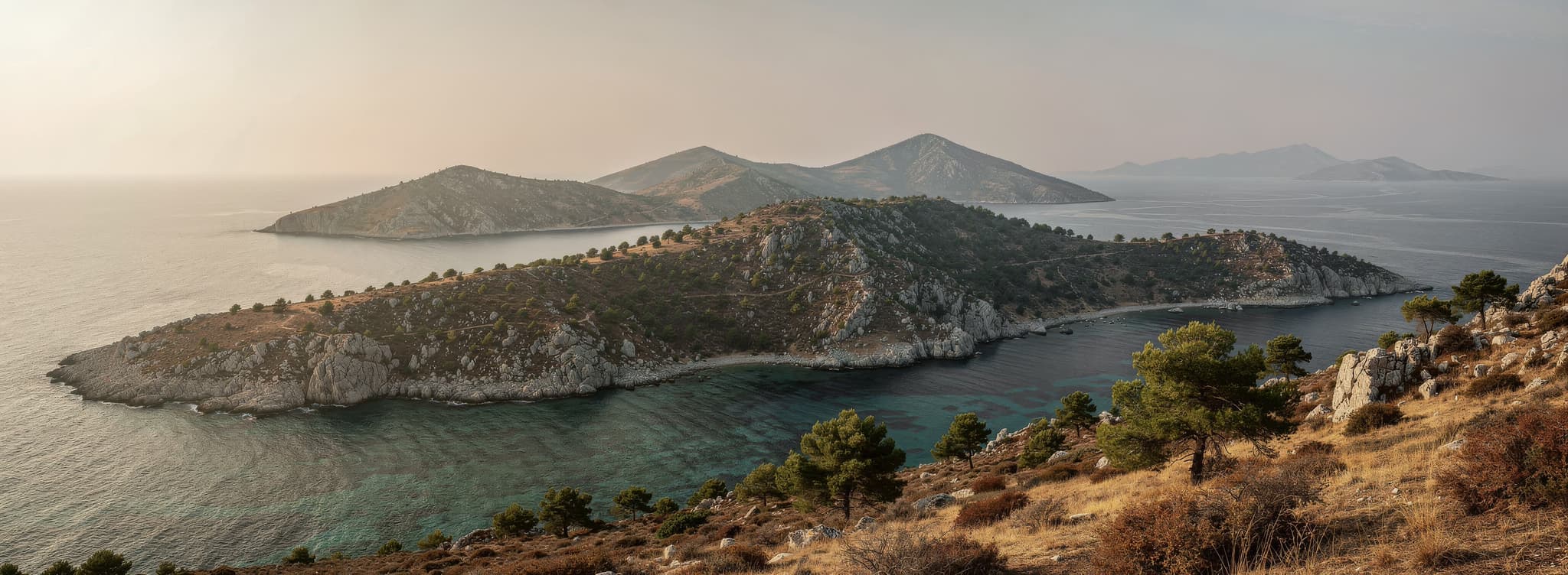 The Turquoise Coast at golden hour